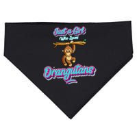 Just a Girl Who Loves Orangutans USA-Made Doggie Bandana