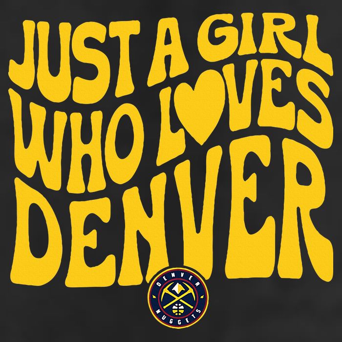 Just A Girl Who Loves D.E.N.V.E.R Nuggets Wavy Cool Comfort Performance Bucket Hat