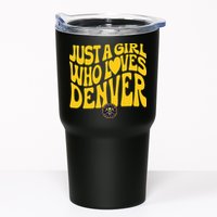 Just A Girl Who Loves D.E.N.V.E.R Nuggets Wavy Tumbler