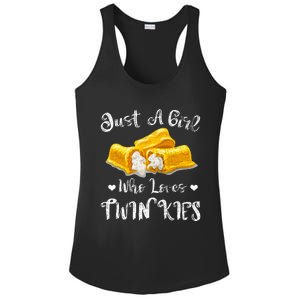 Just A Girl Who Loves Twinkies Ladies PosiCharge Competitor Racerback Tank