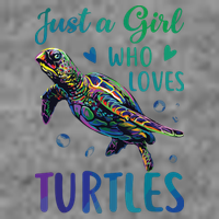 Just A Girl Who Loves Turtles Watercolor Sea Ocean Gift Toddler Hoodie