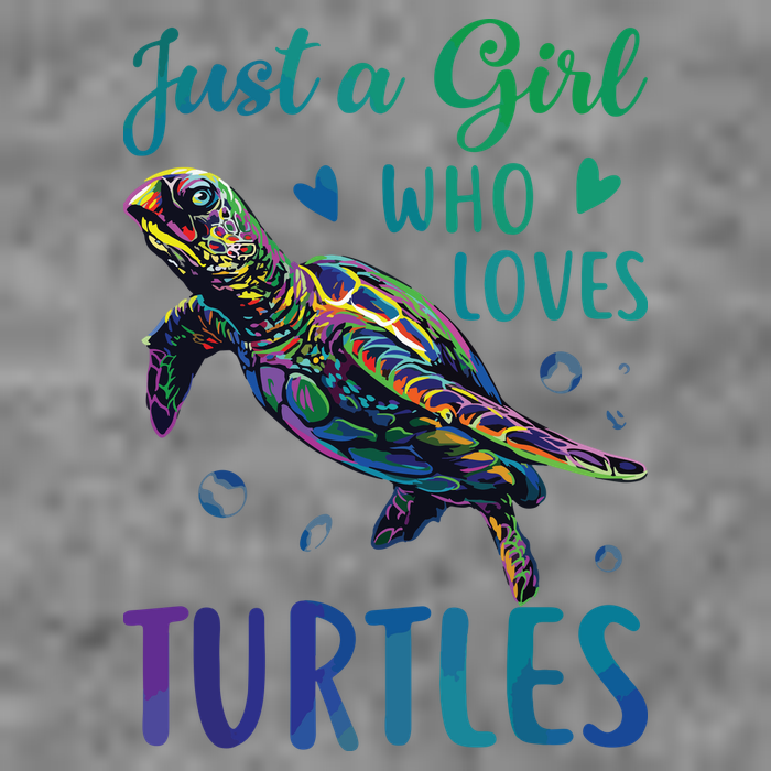 Just A Girl Who Loves Turtles Watercolor Sea Ocean Gift Toddler Hoodie