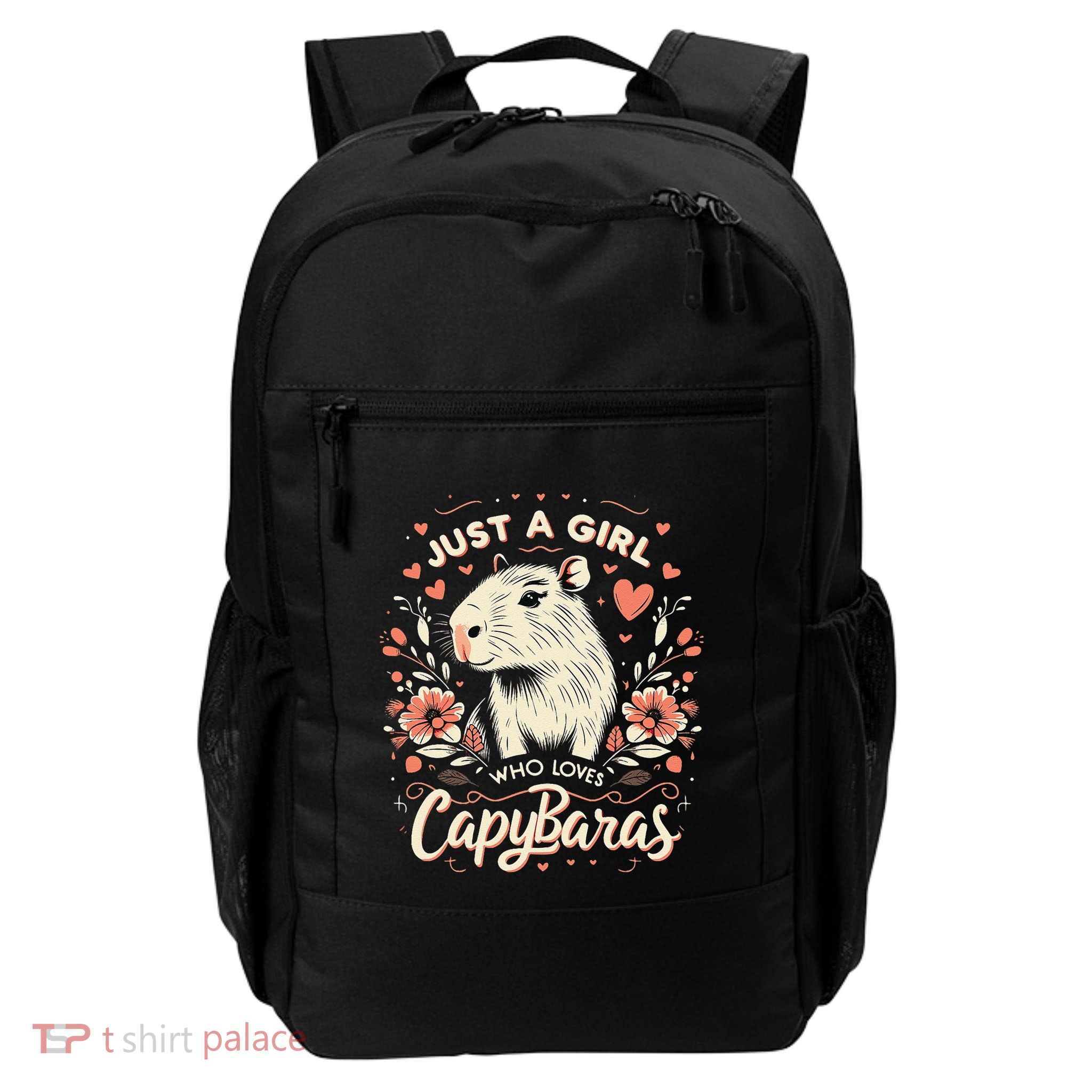 Just A Girl Who Loves Capybaras Daily Commute Backpack