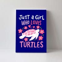 Just A Girl Who Loves Turtles Turtle Gift Canvas