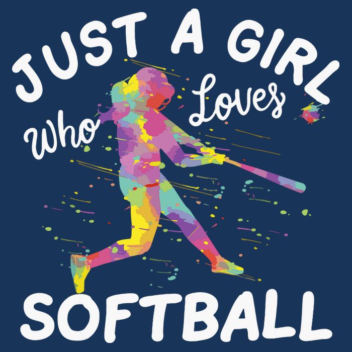 Just A Girl Who Loves Softball Infant Baby Jersey Bodysuit