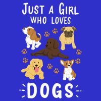 Just A Girl Who Loves Dogs Dog Lover Gift For Girls Gift Baby Bodysuit