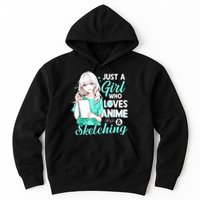 Just A Girl Who Loves Anime & Sketching Otaku Anime Costume Hoodie