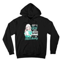 Just A Girl Who Loves Anime & Sketching Otaku Anime Costume Tall Hoodie