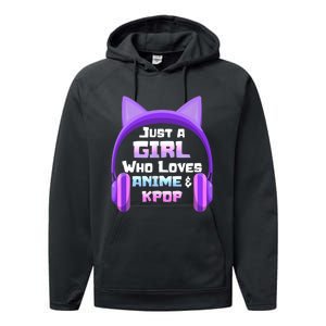 Just A Girl Anime KPop Music Fan Teen Girls Japan Animation Performance Fleece Hoodie