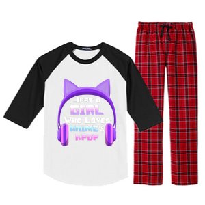 Just A Girl Anime KPop Music Fan Teen Girls Japan Animation Raglan Sleeve Pajama Set