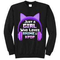 Just A Girl Anime KPop Music Fan Teen Girls Japan Animation Tall Sweatshirt