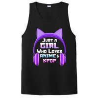 Just A Girl Anime KPop Music Fan Teen Girls Japan Animation PosiCharge Competitor Tank