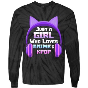 Just A Girl Anime KPop Music Fan Teen Girls Japan Animation Tie-Dye Long Sleeve Shirt