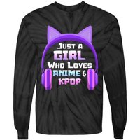 Just A Girl Anime KPop Music Fan Teen Girls Japan Animation Tie-Dye Long Sleeve Shirt