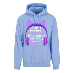 Just A Girl Anime KPop Music Fan Teen Girls Japan Animation Unisex Surf Hoodie