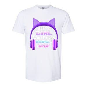 Just A Girl Anime KPop Music Fan Teen Girls Japan Animation Softstyle CVC T-Shirt