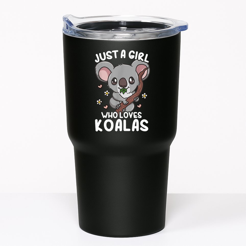 Just A Girl Who Loves Koalas Koala Tumbler
