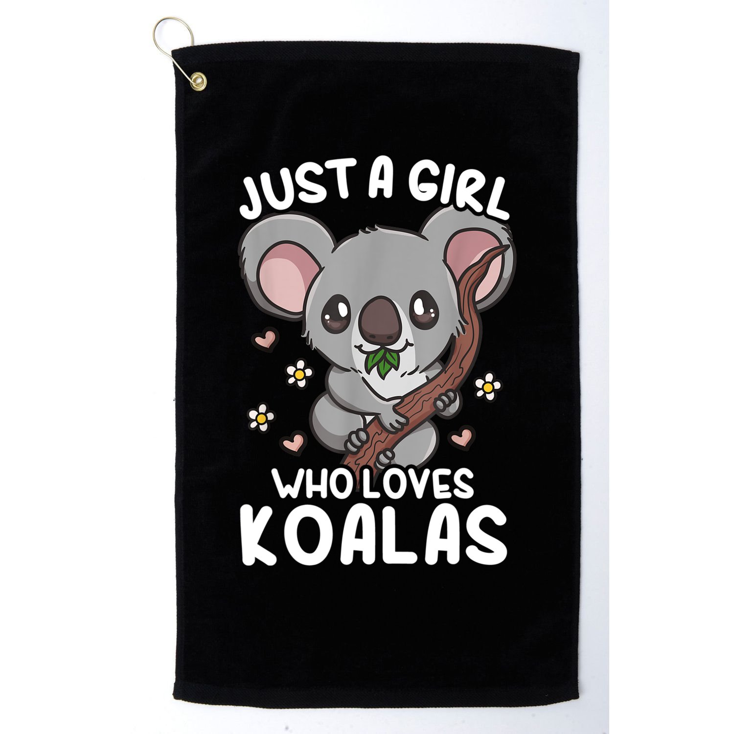 Just A Girl Who Loves Koalas Koala Golf Towel