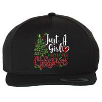 Just A Girl Who Loves Christmas A Gift For Xmas Women Girls Wool Snapback Cap