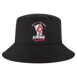 Just A Girl Who Loves Anime And Sketching Otaku Anime Merch Cool Comfort Performance Bucket Hat