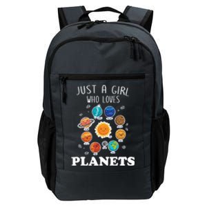 Just A Girl Who Loves Planets And Solar System Space Science Gift Daily Commute Backpack