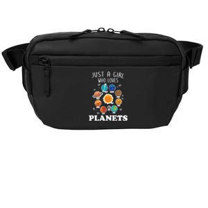 Just A Girl Who Loves Planets And Solar System Space Science Gift Crossbody Pack