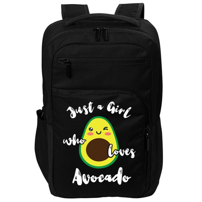 Just A Girl Who Loves Avocado Fruit Lover Guacamole Food Impact Tech Backpack