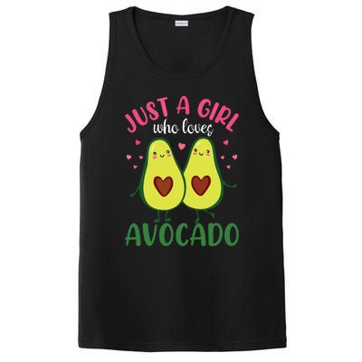 Just A Girl Who Loves Avocado Gift Idea For Women PosiCharge Competitor Tank