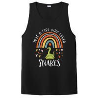 Just A Girl Who Loves Snakes Rainbow Gifts For Snake Lover PosiCharge Competitor Tank