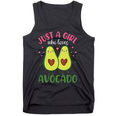 Just A Girl Who Loves Avocado Gift Idea For Women G Tank Top