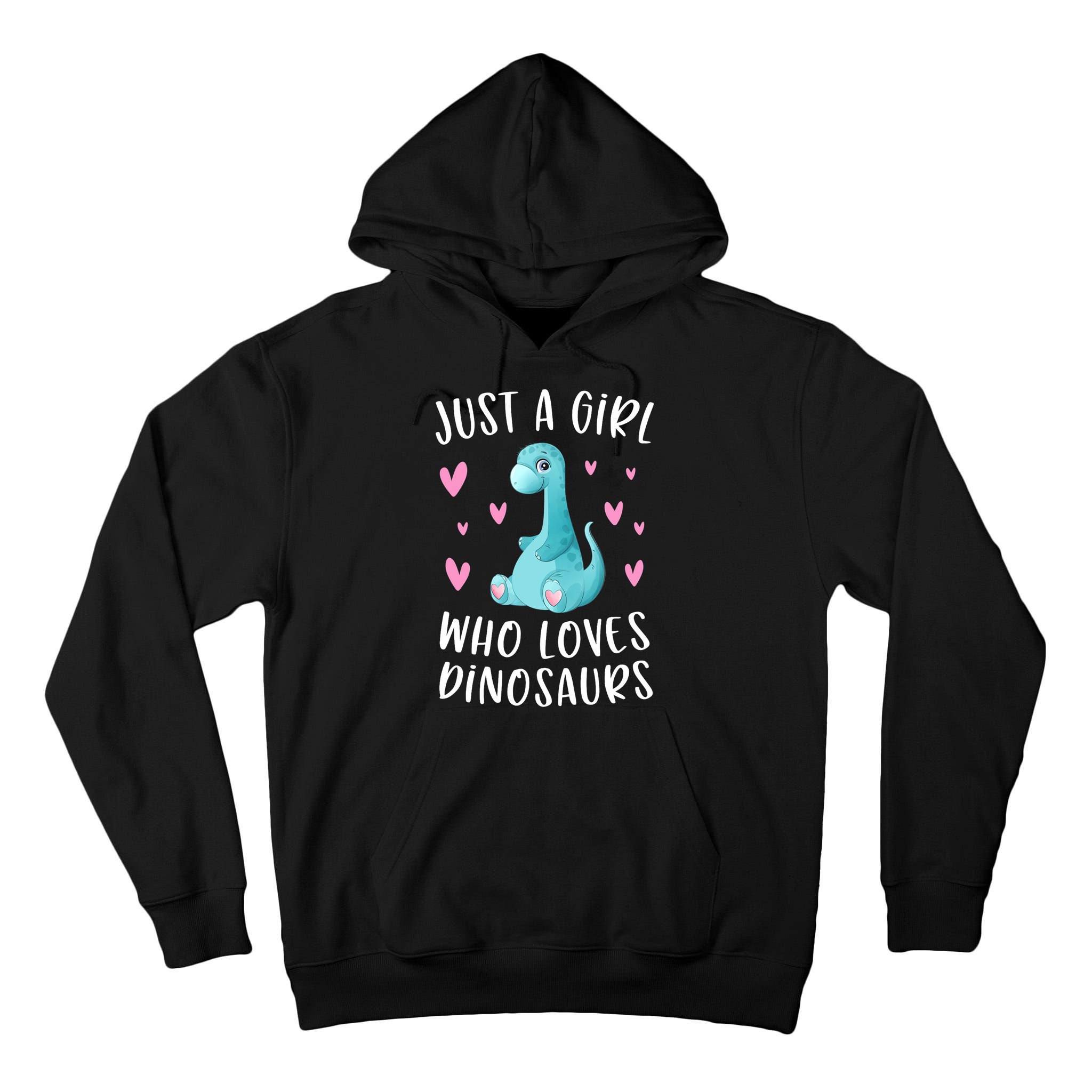 Just A Girl Who Loves Dinosaurs Cute Dinosaur Dino Lover Tall Hoodie