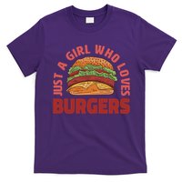 Just A Girl Who Loves Burgers T-Shirt