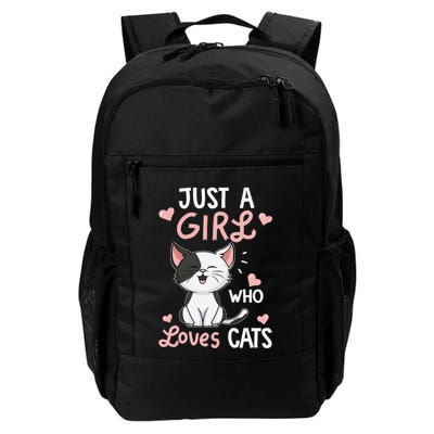 Just A Girl Who Loves Cats Cute Cat Lover Gifts Backpack