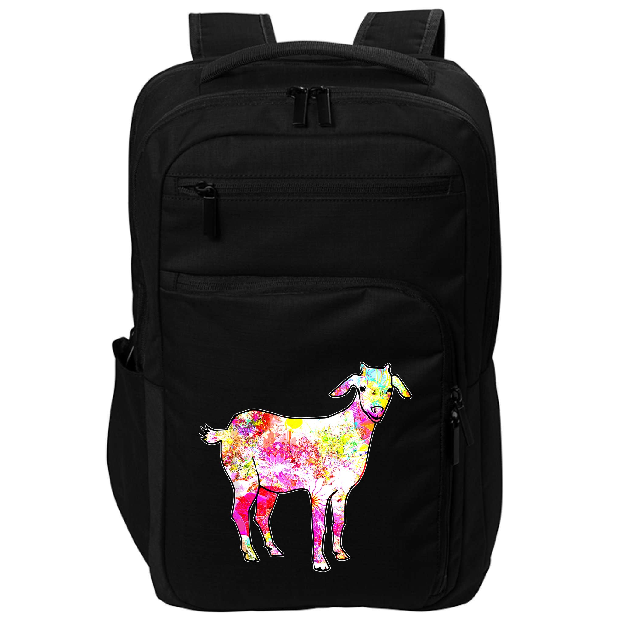 Just A Girl Who Loves Goats Wo Farmer Cute Goat Impact Tech Backpack