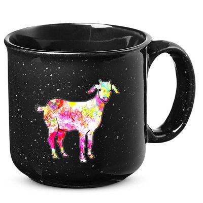 Just A Girl Who Loves Goats Wo Farmer Cute Goat 15oz Campfire Ceramic Mug