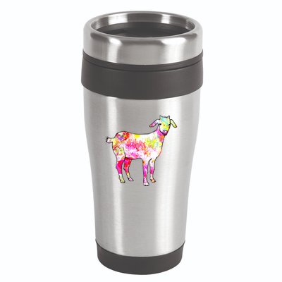 Just A Girl Who Loves Goats Wo Farmer Cute Goat 16oz Travel Tumbler