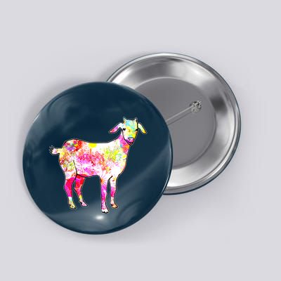 Just A Girl Who Loves Goats Wo Farmer Cute Goat Button