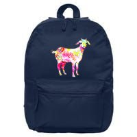 Just A Girl Who Loves Goats Wo Farmer Cute Goat 16 in Basic Backpack