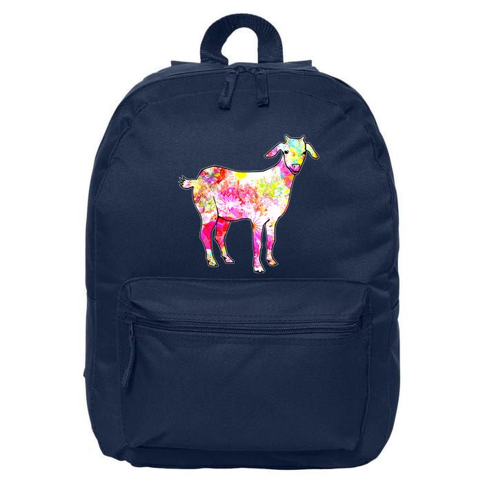 Just A Girl Who Loves Goats Wo Farmer Cute Goat 16 in Basic Backpack