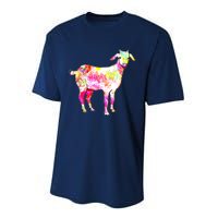 Just A Girl Who Loves Goats Wo Farmer Cute Goat Performance Sprint T-Shirt