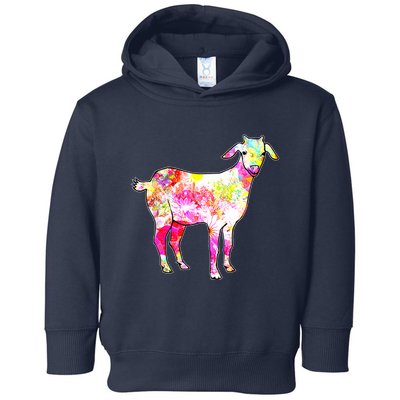 Just A Girl Who Loves Goats Wo Farmer Cute Goat Toddler Hoodie