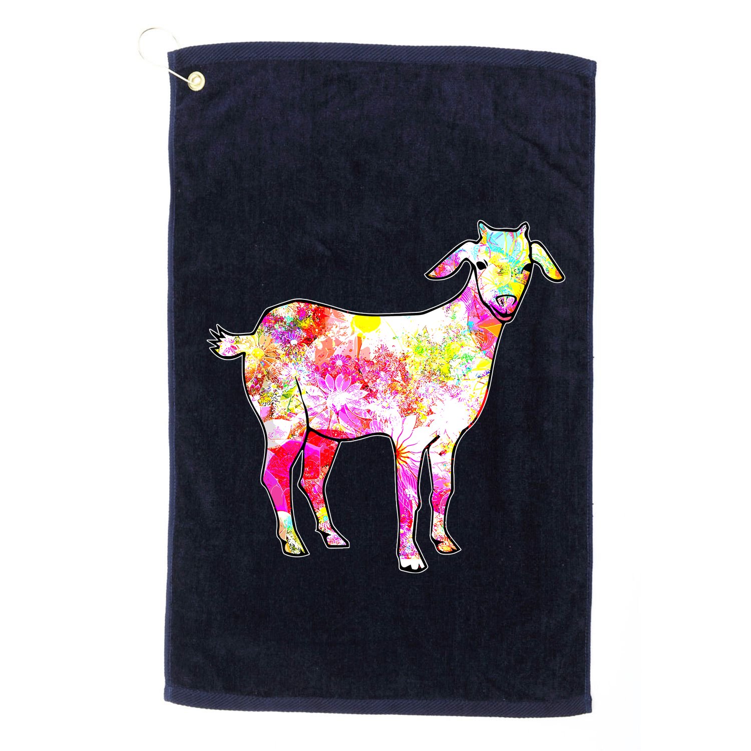 Just A Girl Who Loves Goats Wo Farmer Cute Goat Golf Towel