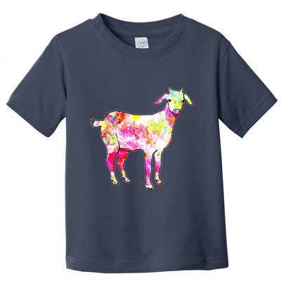 Just A Girl Who Loves Goats Wo Farmer Cute Goat Toddler T-Shirt