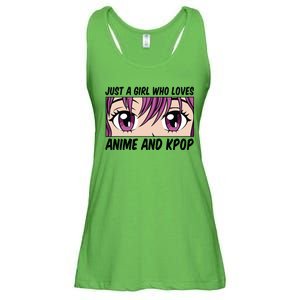 Just A Girl Who Loves Anime And Kpop Ladies Essential Flowy Tank