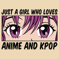 Just A Girl Who Loves Anime And Kpop Zip Tote Bag