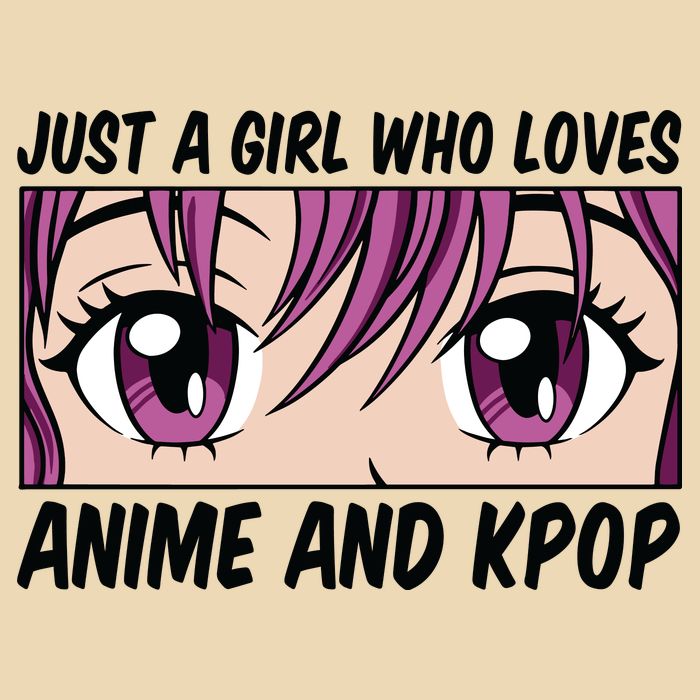 Just A Girl Who Loves Anime And Kpop Zip Tote Bag