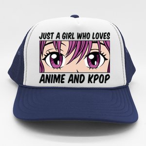 Just A Girl Who Loves Anime And Kpop Trucker Hat