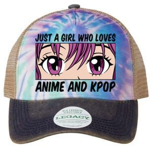 Just A Girl Who Loves Anime And Kpop Legacy Tie Dye Trucker Hat