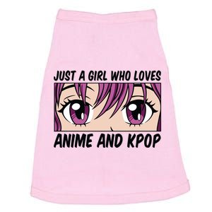 Just A Girl Who Loves Anime And Kpop Doggie Tank