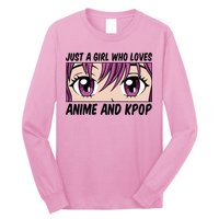 Just A Girl Who Loves Anime And Kpop Long Sleeve Shirt